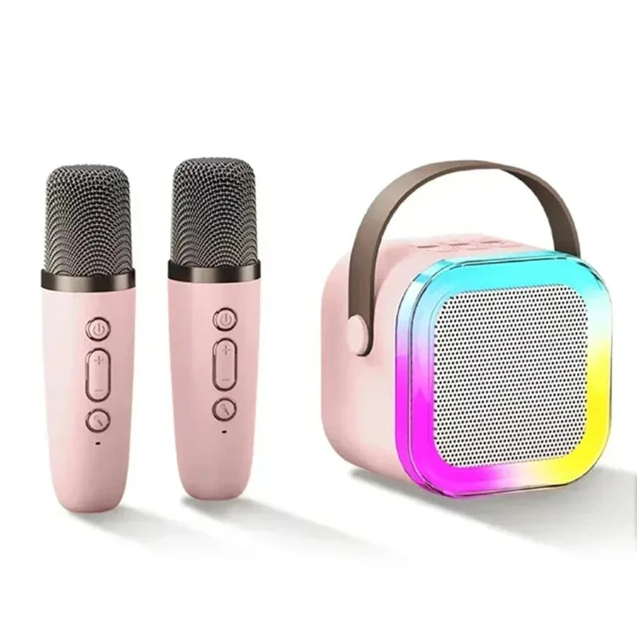 Karaoke Caixa De Som Bluetooth Speaker with Microphone Machine Portable Mini Lamp Sound Box Music Wireless Small Bocina Coluna