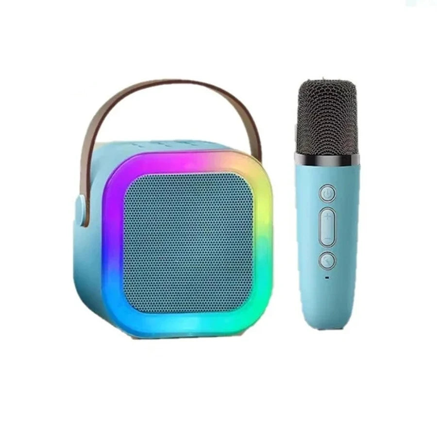 Karaoke Caixa De Som Bluetooth Speaker with Microphone Machine Portable Mini Lamp Sound Box Music Wireless Small Bocina Coluna