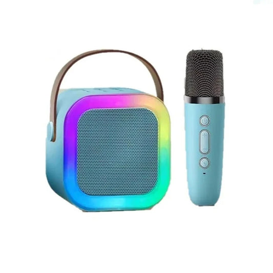 Karaoke Caixa De Som Bluetooth Speaker with Microphone Machine Portable Mini Lamp Sound Box Music Wireless Small Bocina Coluna