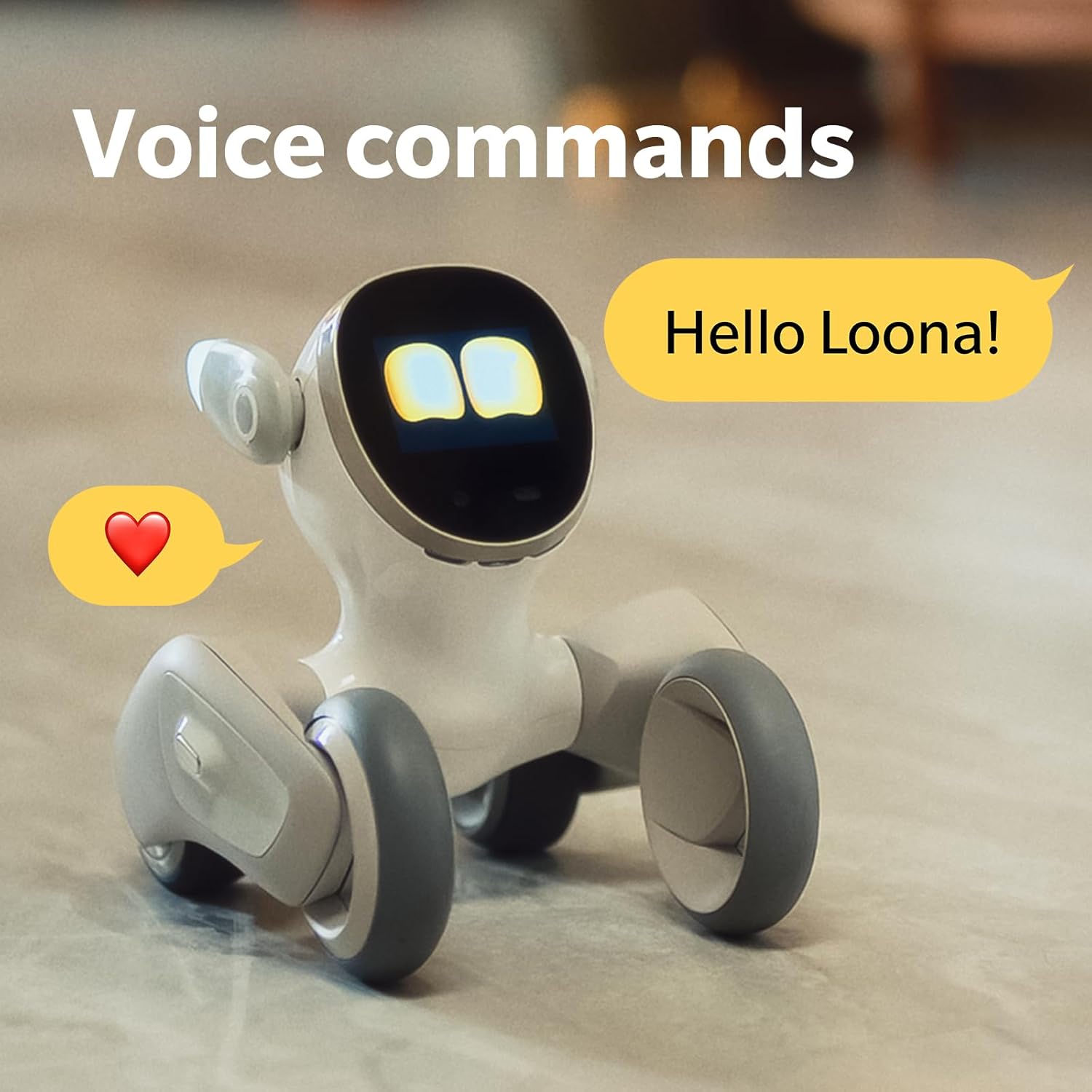 V24: the Most Advanced Smart Robot Pet Dog – Powered by GPT-4, Voice Command & Gesture Recognition, Real-Time Interaction for Kids, Boys & Girls – Includes Charging Dock