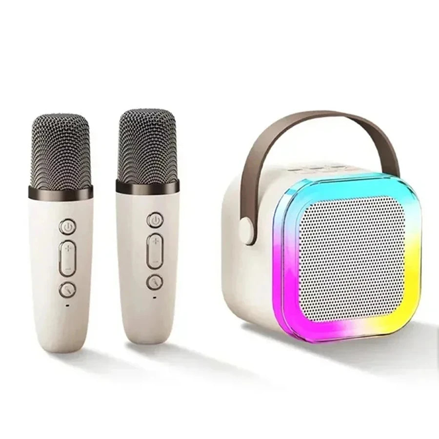 Karaoke Caixa De Som Bluetooth Speaker with Microphone Machine Portable Mini Lamp Sound Box Music Wireless Small Bocina Coluna