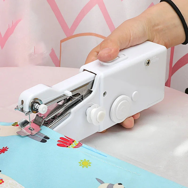 Portable Manual Sewing Machine Crafts Domestic Sewing Machine Presser Foot Rope-Free Apparel Arts Diy Build Quick Handheld Home