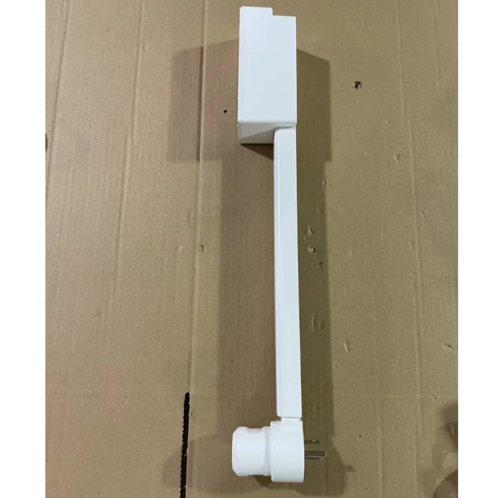New Rotates 180° Electrical Outlet Extender Adjustable Length White Power Outlets Extender Power Socket Expander for Nightstand
